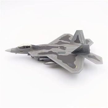 戦闘機プラモデル完成品1/72F-22　ラプター Amazon.co.jp: NUOTIE 1/72 F-22 ラプター金属戦闘機攻撃プレ