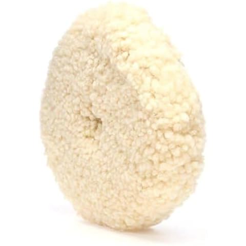 Woolous Wool Buffing Pad 8 inch Double Sided, 100% Natural Wool Pads for Buffing, Polishing and Cutting for Automotive, Marine and Epoxies Cover