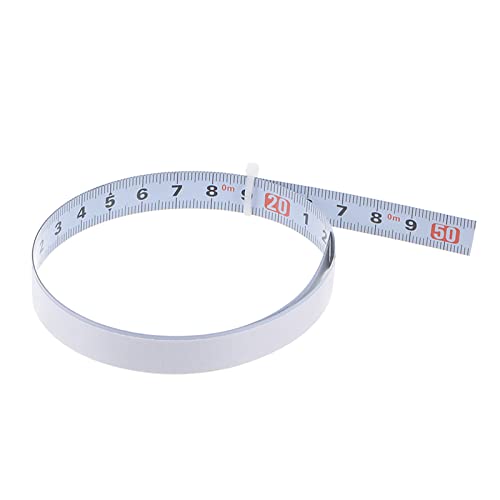 Cinta métrica adhesiva 50 cm métrica blanca