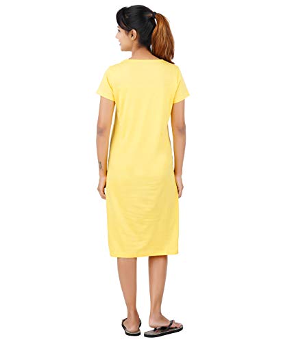 Image of Pride Apparel Printed Women's Cotton Knee Length Night Gown /Night Dress /Nighty