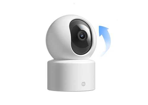 Xiaomi Smart Camera C301 (Videocamera di sorveglianza), risoluzione 2K, protezione privacy, visione notturna a colori, visione completa a 360°, rilvamento delle persone, audio bi-direzionale