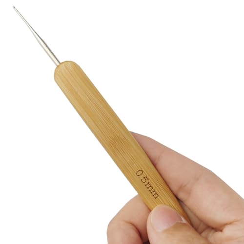 GXXMEI 9PCS Dreadlock Crochet Hook for Hair Dreadlock Needle Tool for Braid Craft Dread Locks Crochet Needles 0.5mm 0.75mm 1mm 1.75mm - Thumbnail 3