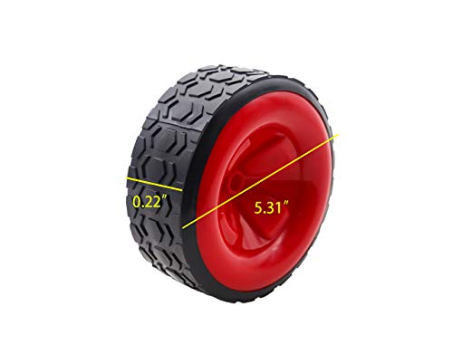 MOSHAY Bicycle Training Wheels Fits 16 18 20 22 24 inch Kids Variable Bike (D-red) - Thumbnail 4