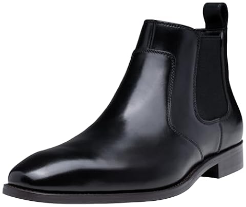 JOUSNE Jousen Men's Chelsea Boots Leather Dress Boots for Men β $69.00 (22% off)