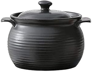 Puyuna Elegancki Garnek Ceramiczny z Pokrywką