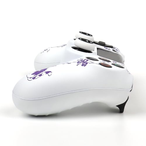 Image of Cat Among Blossoming Branches Design Controller Skin Cover with 2 Thumb Grips Compatible with PS4 /Playstation 4 Slim /Pro Controller