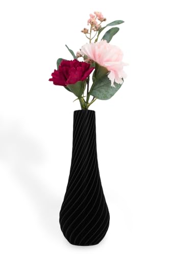 Vase design Spiral Two - Exclusif Martin Žampach - Vase - 10 couleurs - Durable - Noir