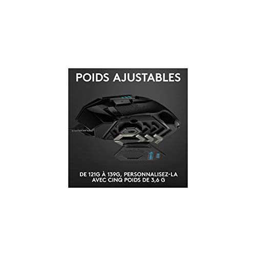 Logitech G502 USB Hero 16K Sensor Mouse, Black