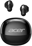 Acer Ecouteurs sans fil, Bluetooth 6.0 Casques avec 35H L'heure du jeu, ENC Annule le bruit pour les appels clairs, IP55 imperméable, immersif 13mm Pilote Audio, Smart Touch Control pour iOS & Android