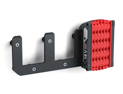 Bosch 12V Akku Halterung - Wandhalterung Für GBA Pro Akkus, 6 Stück