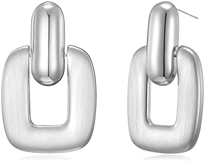 HESSAWELL Chunky Statement Dangle Earrings