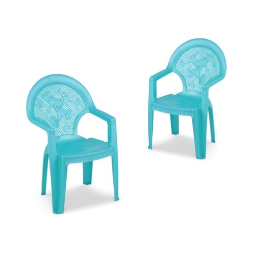 Image of MAHARAJA Plastic Chair for Kids | Strong Durable & Portable Study Chairs | Virgin Material Kids Chairs for 2 to 8 Years | Stackable School Chair (Pearl Green, Pack of 2)