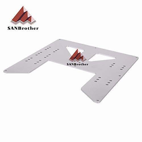Lysee 3D Printer Parts & Accessories - 3D Upgrade Y Carriage Anodized Aluminum Plate for A8 Hotbed Support for Prusa I3 Anet A8 3D Printers