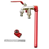 【Multi-Scene Verwendung】Ob es sich um einen Feuerhydrant für Molkereien Industrieunternehmen Innenhöfe Werkstätten oder den privaten Gebrauch handelt Außenwassersäule kann jederzeit einfach an die Wasserquelle angeschlossen werden