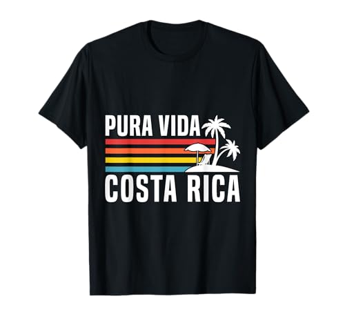 Pura Vida Costa Rica Tropical Beach Vibes Gift Maglietta