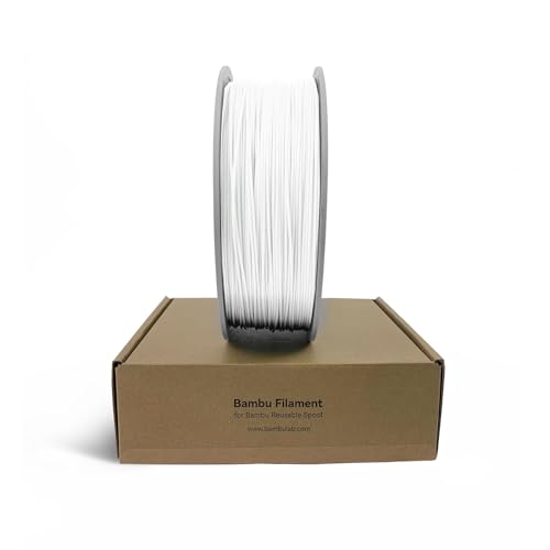 Image of 3IDEA Bambu Lab PLA Tough+ 3D PrintingFilament, 1.75mm,Reusable Spool 1KG, White