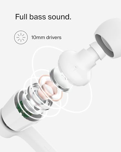 Image of Belkin SoundForm Wired Earbuds with USB-C Connector, in-Ear Earphones w /Microphone - USB-C Headphones for iPhone 17, iPhone 16, iPad mini, Galaxy S26, Google Pixel 10, Android, & More - White