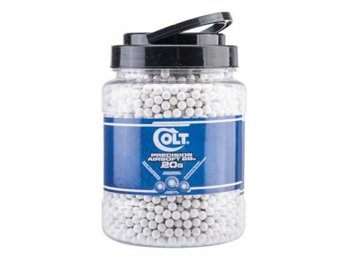 Evike Airsoft - Colt Licensed Premium 6mm High Grade Precision Airsoft BBS 0.20g 5000 Round White