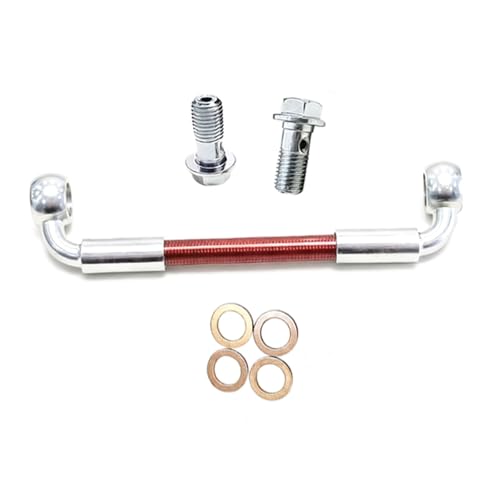 Durite de frein hydraulique pour moto Suzuki flexible tressé 90 degrés M10 M8