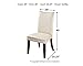 Signature Design by Ashley Charrell Dining Room Chair, Ivory