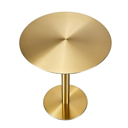 Table d'appoint dorée pour canapé stable et facile à monter - 2