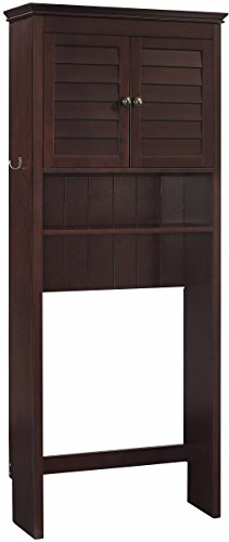 Crosley Furniture Lydia Space Saver Bathroom Cabinet, Espresso #1