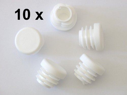 GLEITGUT 4 x lamellendoppen 23 mm tot 25 mm binnenbuis - ronde buisstop 27 mm buitenbuis - grijze stop