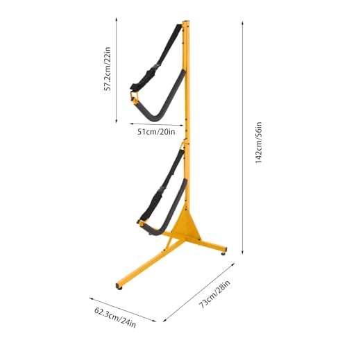 HAPPCUCOE Kayak Storage Rack,Floor Standing Storage Rack for Kayak,Double Kayak Storage Rack,Adjustable Design,Hold Kayaks, Canoe and Paddleboard,Indoor Outdoor Or Garage