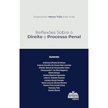 Capa do livro Reflexões Sobre o Direito e Processo Penal (Portuguese Edition)