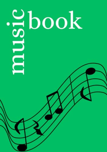 Music Book: DIN A5 Staff Book | 48 Pages with 12 Staves / Systems per Sheet | Paper 90g/m²