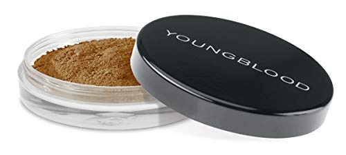 Youngblood Clean Luxury Cosmetics Natural Loose Mineral Foundation, Sable | Loose Face Powder Foundation Mineral Illuminating Full Coverage Oil Control Matte Lasting | Vegan, Cruelty Free