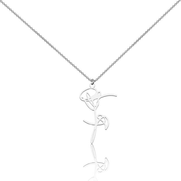 BAUNA Kpop Flower Necklace K-Pop Jewelry Korean Anime Gift for Korean Group Fans Jewelry (Kpop...
