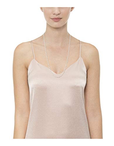 Amazon Essentials Sterling Silver Singapore Bead Chain Station Necklace (previously Amazon Collection)3