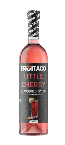 Image of Fruitaco Cherry Syrup: Perfect Mixer For Enhancing Mocktails & Cocktails, Drinks, And Mojitos At Parties, Conveniently Packaged In A 750Ml Bottle For All Your Mixing Needs
