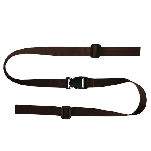 Image of High Chair Safety Belt,Child Infant Safe Strap Baby 2 Point Safety Belt，for Pushchair,HighChair,Child Chair etc.(Brown)