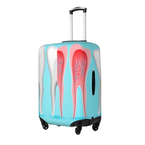 Dentist Tooth Luggage Cover for Suitcase, Suitcase Cover Protector Fit 29-32 Inch Luggage Travel Accessories, XL2