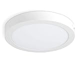 Tech Traders® 18W Surface Mounted LED Panel Light 1450 Lumens, Cool White 6000K Round Ceiling Downlight Lamp with Built-in LED Driver Commercial Quality, Energy Efficient,2-Year Unlimited Warranty - Image 1