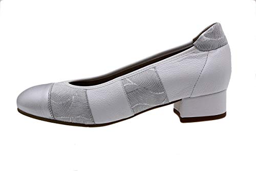 Ballerine métal argent PieSanto 190534, cuir premium femme