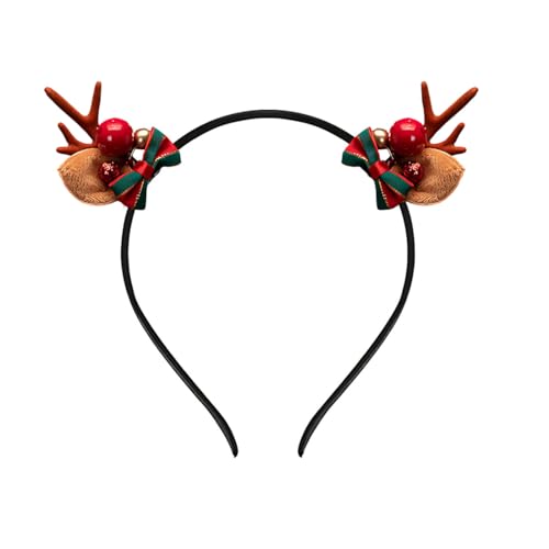WHYCNJL 1 Stück Haarreif Weihnachten Erwachsene Kinder, Rentier...