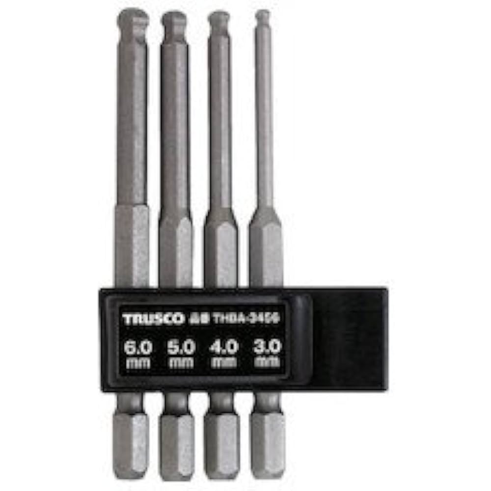 Amazon | TRUSCO(トラスコ) ボールポイント六角ビット4本組
