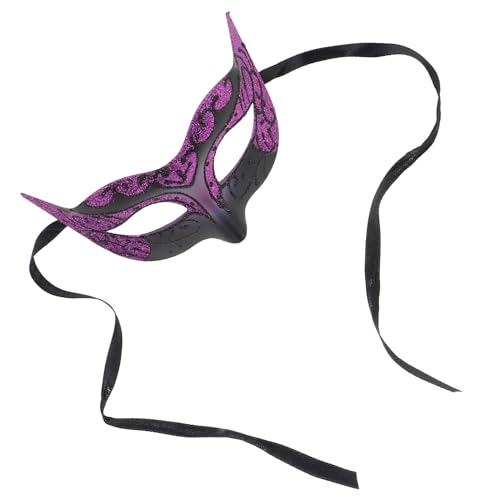 Masque de carnaval pour femme en plastique robuste qui ne glisse pas