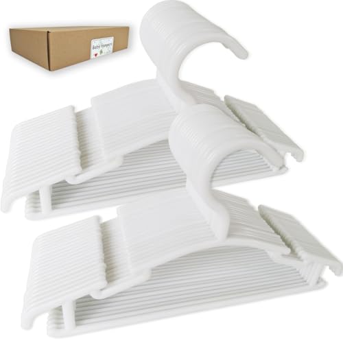 Baby Hangers MOBU 40 Pack Baby Coat Hangers for Clothes Newborn Toddler