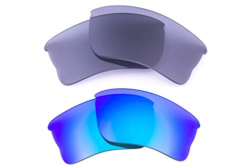 Image of Polarized Replacement Lenses Compatible with Oakley Quarter Jacket Sunglasses - Crafted in USA -