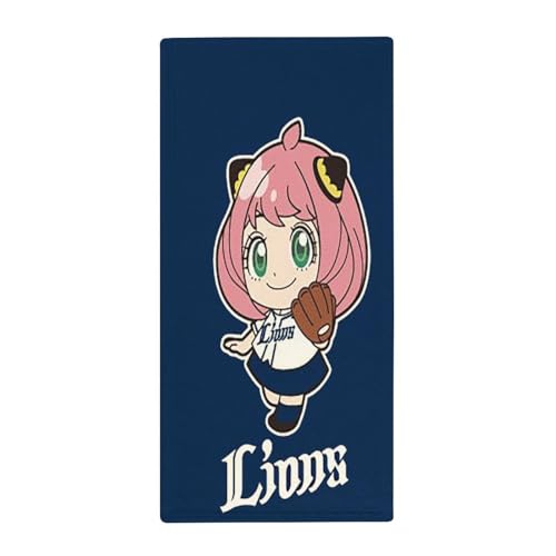 埼玉西武ライオンズ フェイスタオル スポーツタオル 軽量クリーニングタオル 人気 吸水性が強い 四季通用 タオル 家庭用/業務用/ホテル/スポーツなどに最適 73x35cm