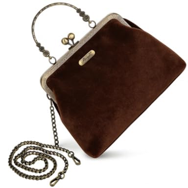 Image of Evening Bag Vintage Purse Kiss Lock Purses and Handbags for Women Formal