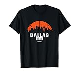 Grunge Dallas Texas EST. 1841 basketball skyline