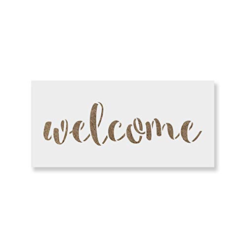 Welcome Stencil - Design Unique Statements for Every Occasion, Welcome