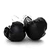 Pro Impact Mini Boxing Gloves - Miniature Punching Gloves - Hanging Decoration or Souvenir Display - for Home & Car Use - 1 Pair (Black)