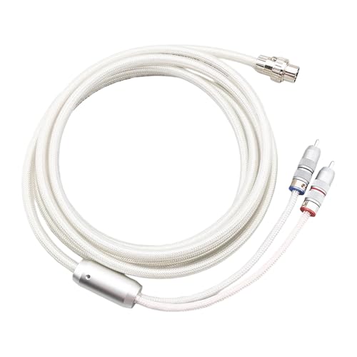 Cable DIN 4 pines a 2RCA para revivir tocadiscos analógicos sin ruido 4
