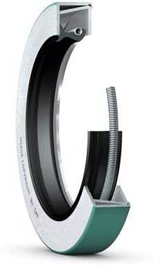38731 Double Lip Oil Seal - Solid, 3.875 in Shaft, 5.251 in OD, 0.438 in Width, CRWHA1 Design, Nitrile Rubber (NBR) Lip Material